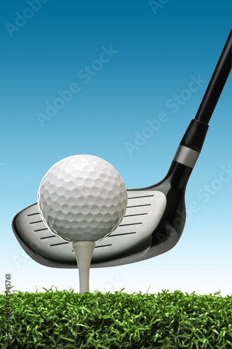 golf ball on tee