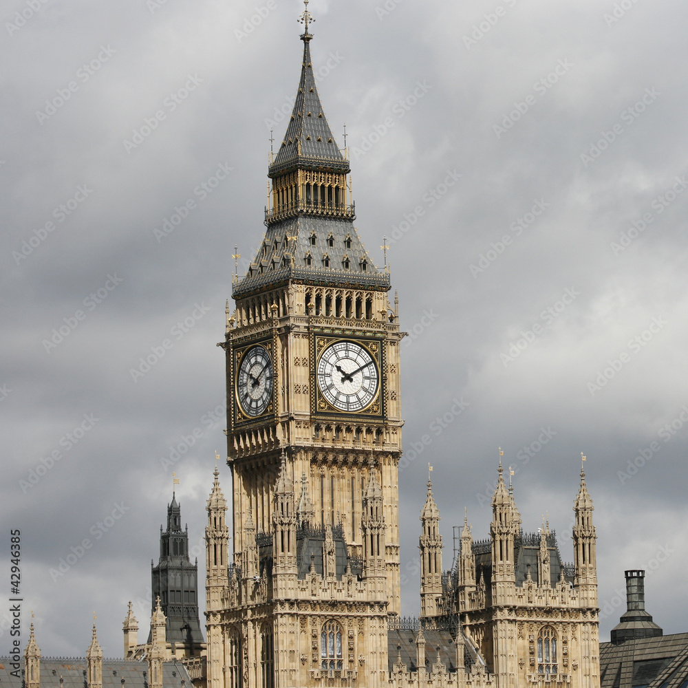 Fototapeta premium Big Ben seen from South Bank