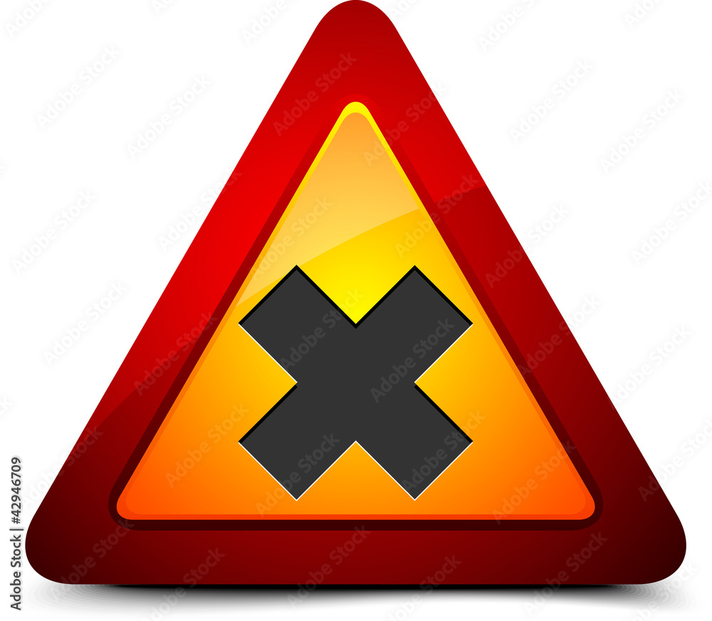 Obraz premium Harmful sign