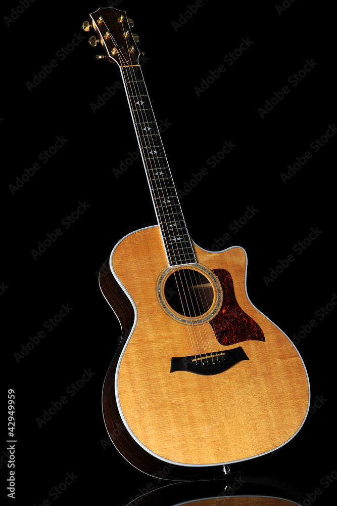 Obraz premium Wooden Acustic Guitar