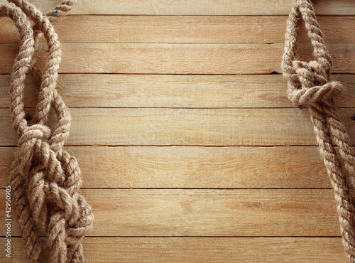 Fototapeta Naklejka Na Ścianę i Meble -  Ship ropes