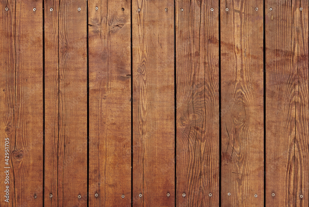 Fototapeta premium Brown boards texture