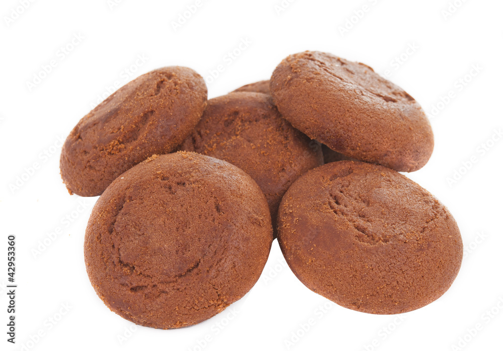 chocolate cookie with filling isolated chocolate cookie with filling isolated