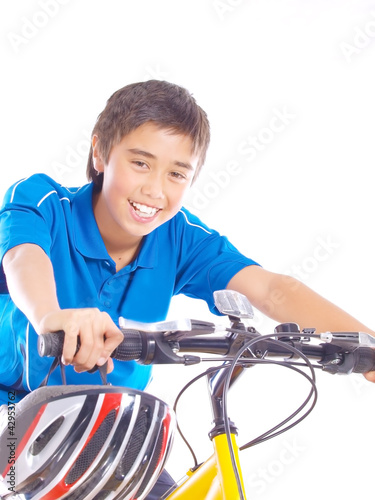kind auf dem fahrrad