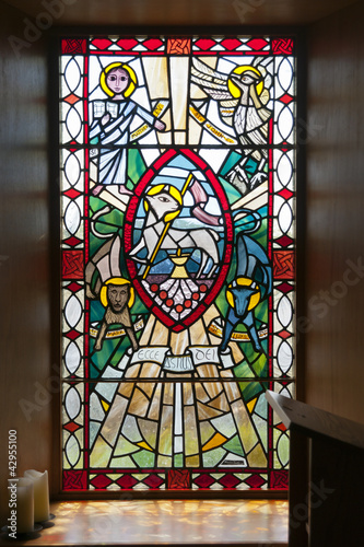 Building, Church, Stained Glass Window