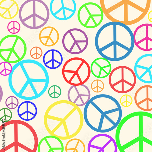 Retro peace background