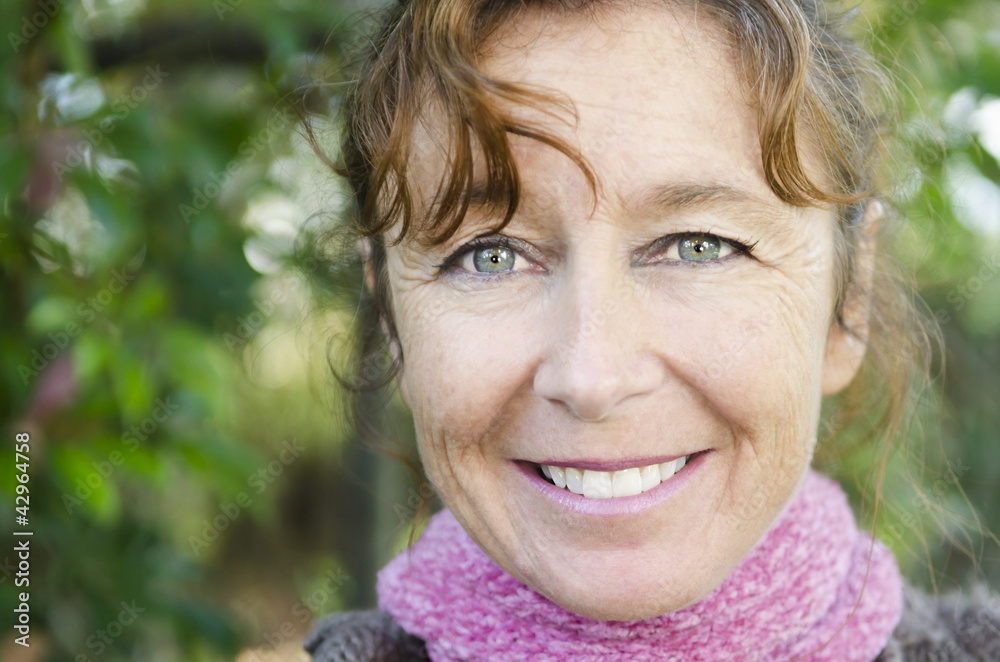 happy smiling mature woman happy smiling mature woman