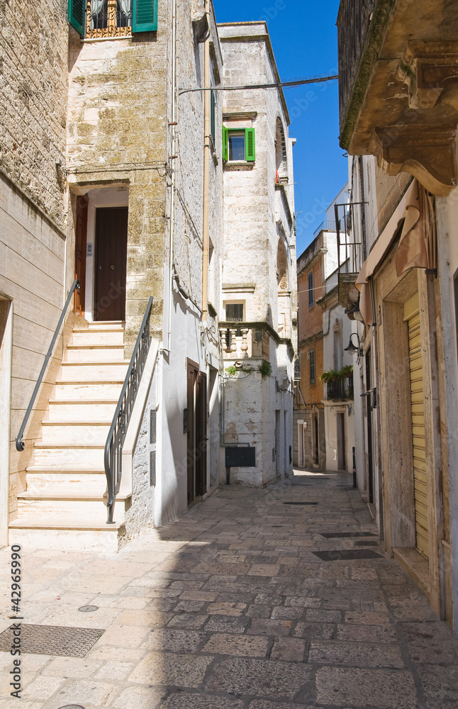 Alleyway. Cisternino. Puglia. Italy.