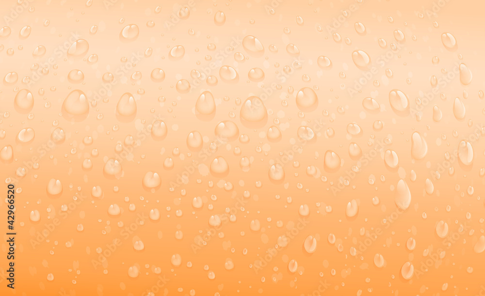 orange water drops orange water drops