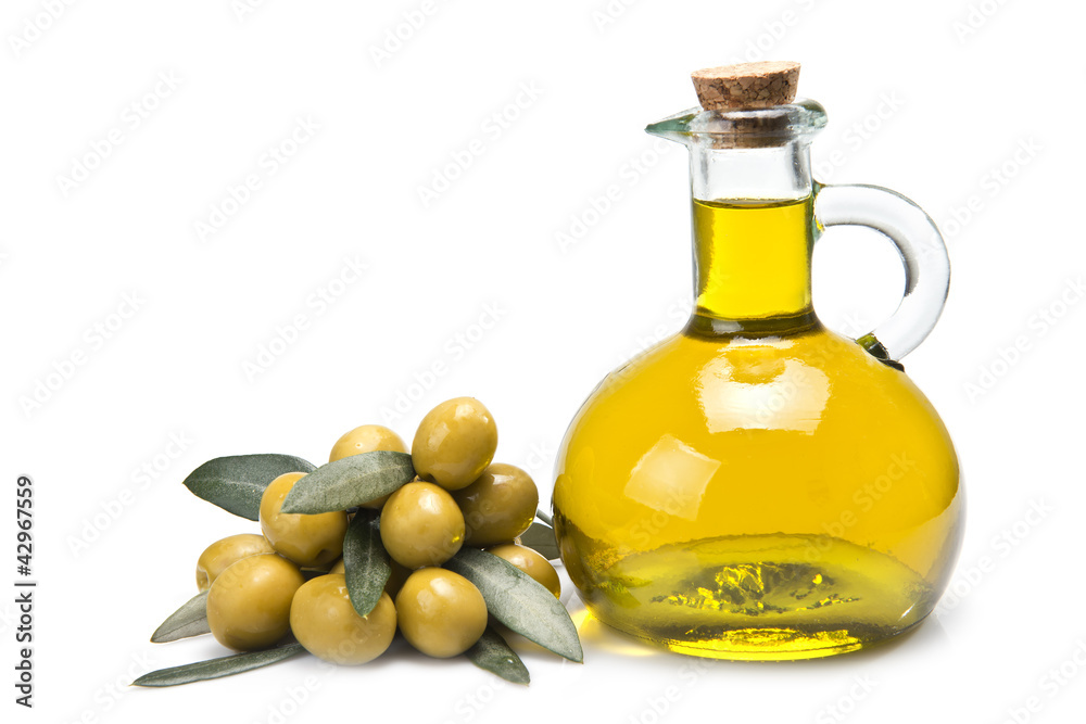 Aceite de oliva para una dieta equilibrada y sana.