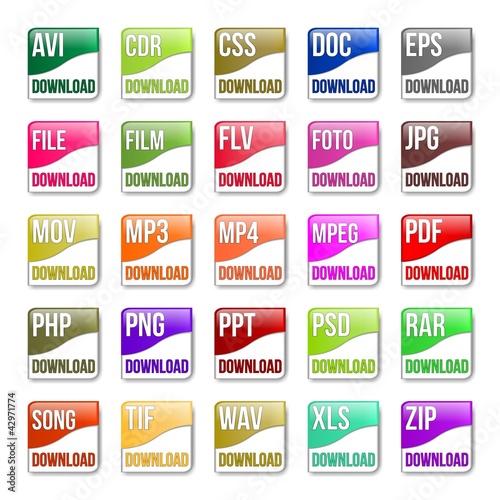 Iconset - Download-Files photo