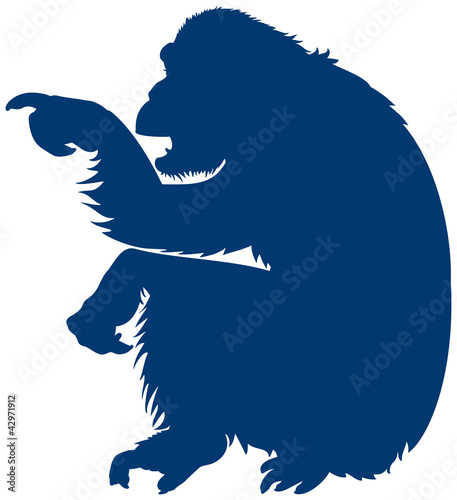 Monkey Pointer informative sign