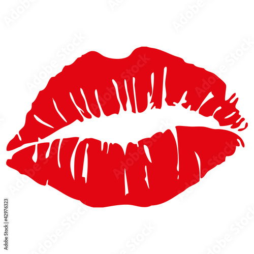 lipstick kiss