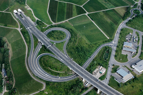 Tunnel autoroute A13 Schengen, Luxembourg photo