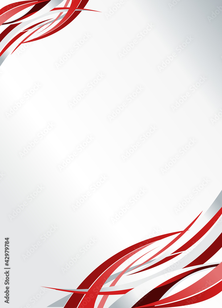 Red abstract template for advertising brochure Red abstract template for advertising brochure