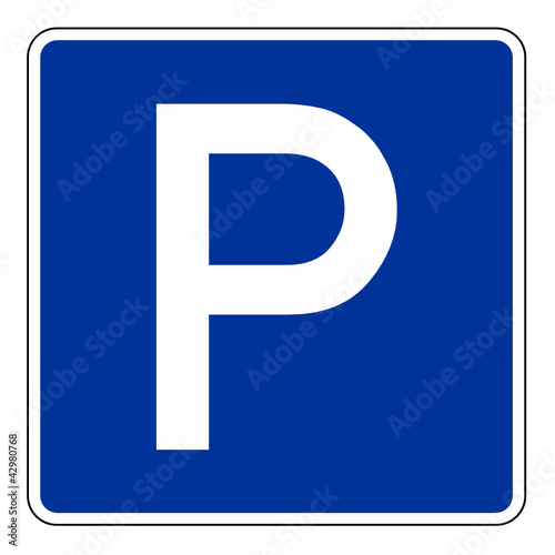 Parkplatzschild photo