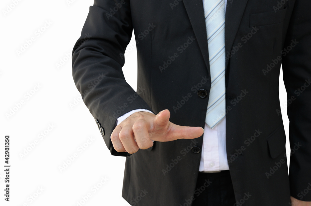Business Man Hand Pointing