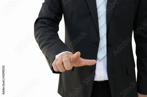 Business Man Hand Pointing