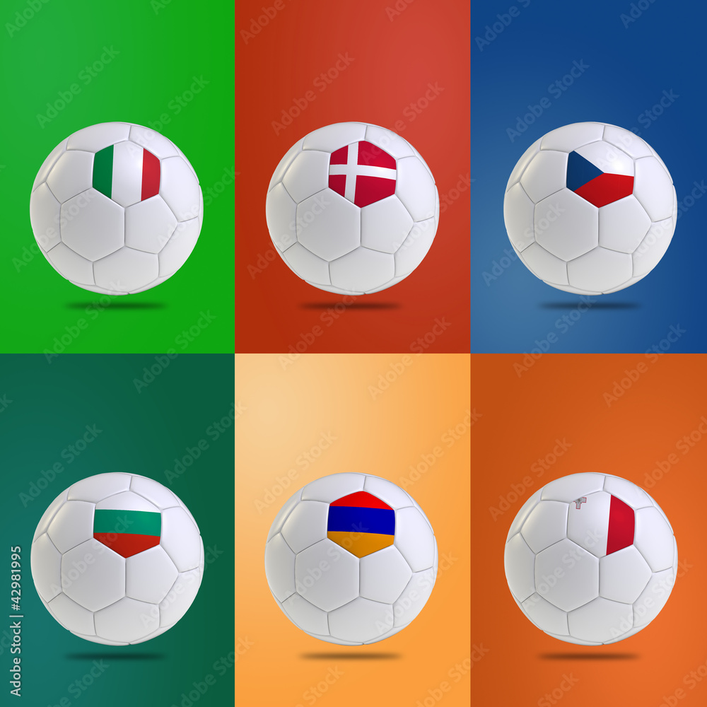 Naklejka premium FIFA World Cup qualification Group B