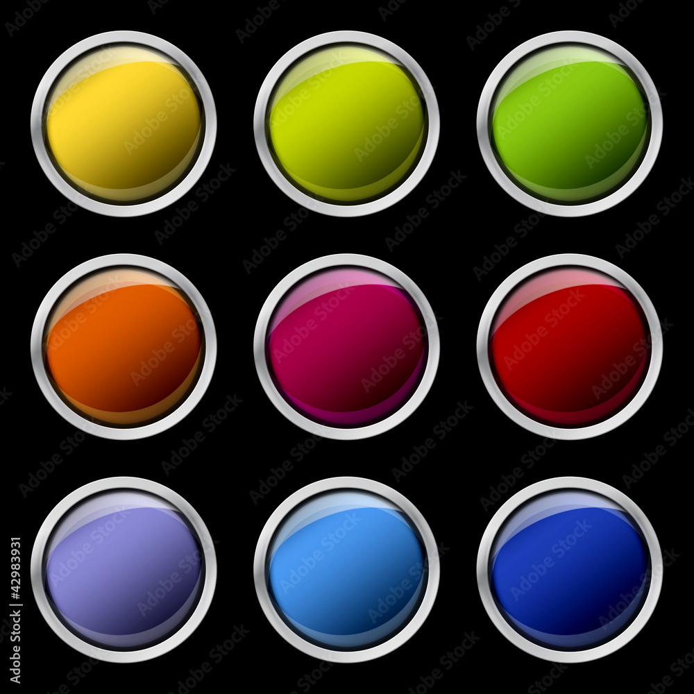 Color buttons set Color buttons set