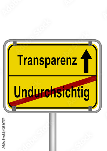 Transparenz vs Undurchsichtig