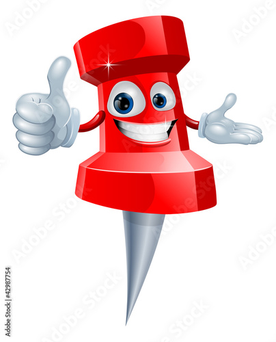 Drawing pin man
