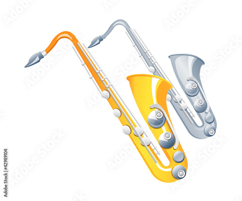 Vector icon saxophone