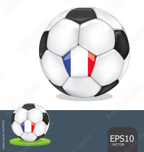 soccer euro2012 france vector