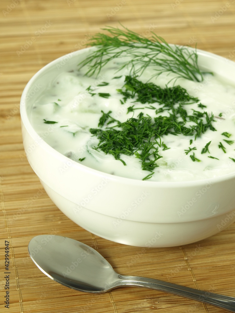 Sauce with cucumber Sauce with cucumber