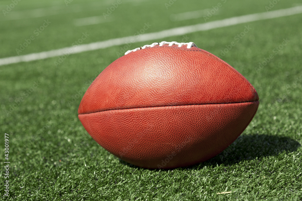 Football on the field Football on the field