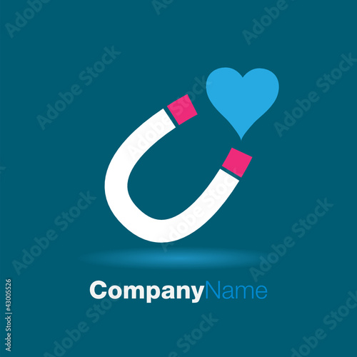 logo amour, logo coeur, logo société, logo main