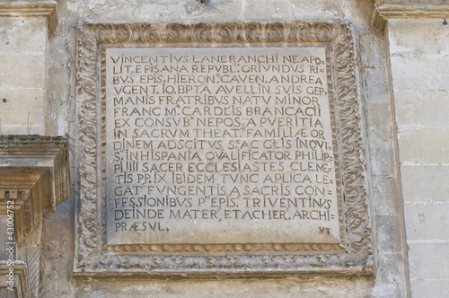 Lanfranchi Palace. Matera. Basilicata. Italy. photo