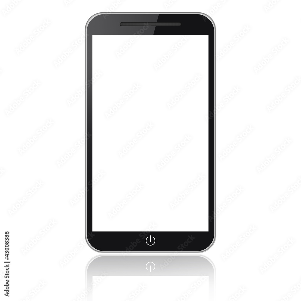 Mobile phone isolated on white background Mobile phone isolated on white background