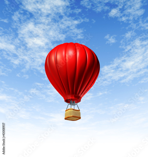 Fotografie, Obraz Hot Air Balloon Flying
