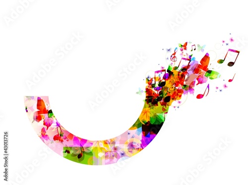 colorful music background