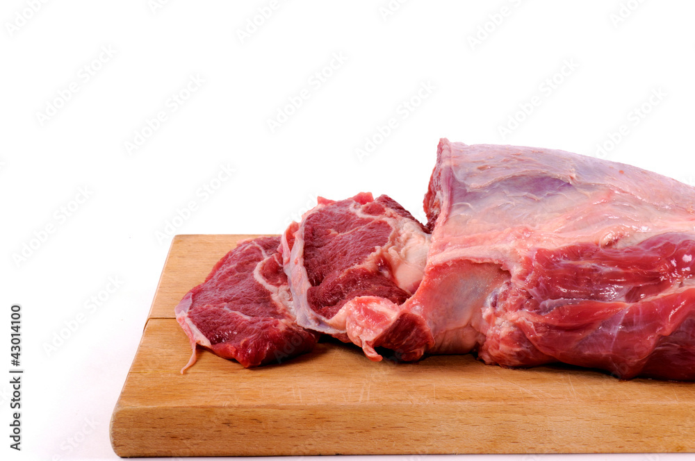Sliced beef