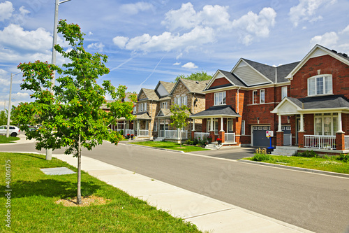 Suburban homes