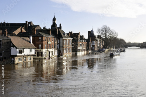 Fotografie, Obraz City of York floods