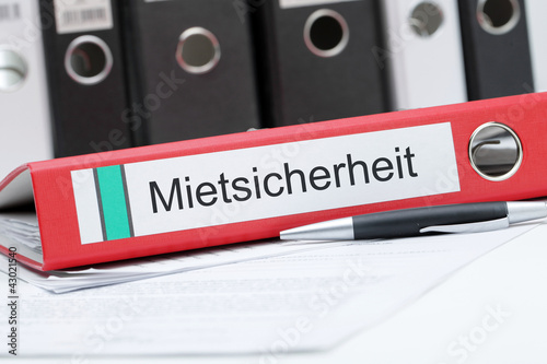 Aktenordner Mietsicherheit photo