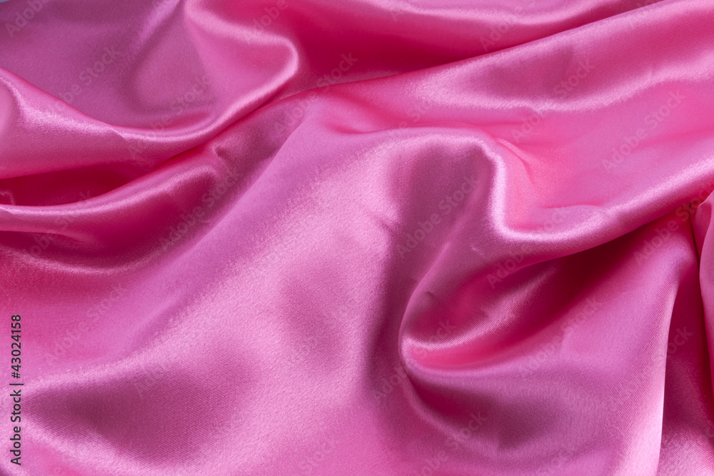 Fototapeta premium Pink satin background