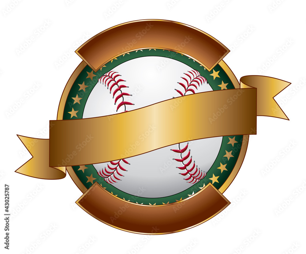 Baseball Design Template Ribbon Baseball Design Template Ribbon