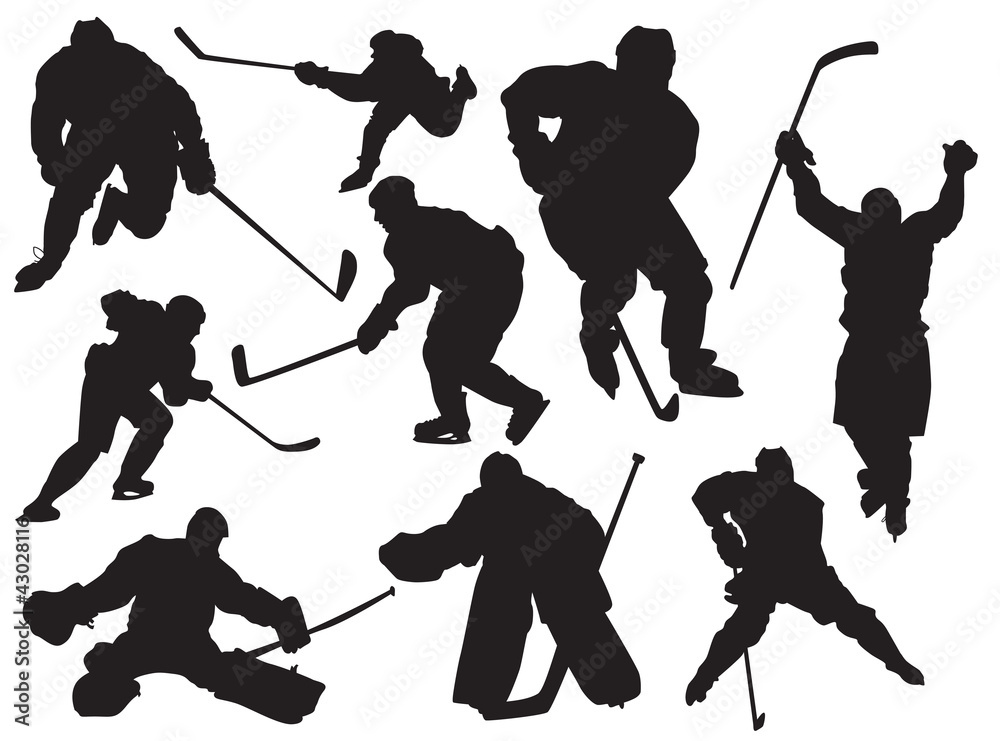 Fototapeta premium hockey players