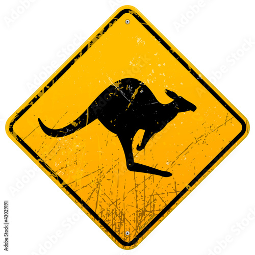 Kangaroo Vintage Sign