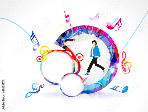 abstract background with circle