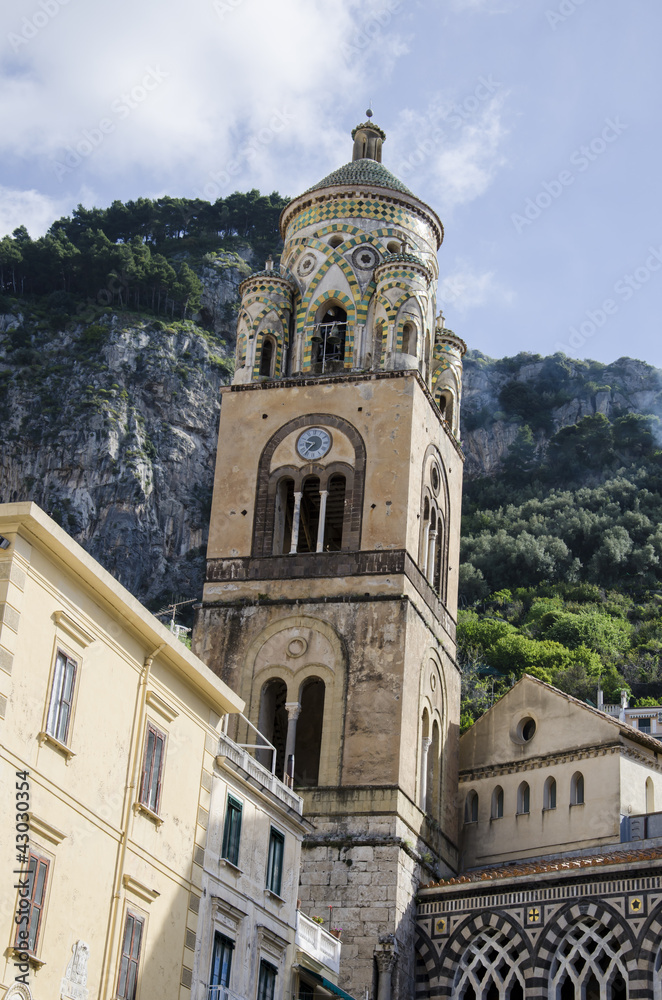 Amalfi cathedral in Italy
