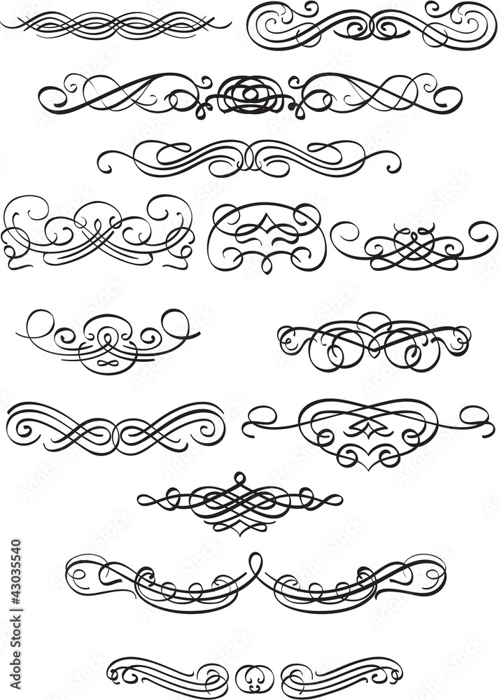 Swirl elements Swirl elements