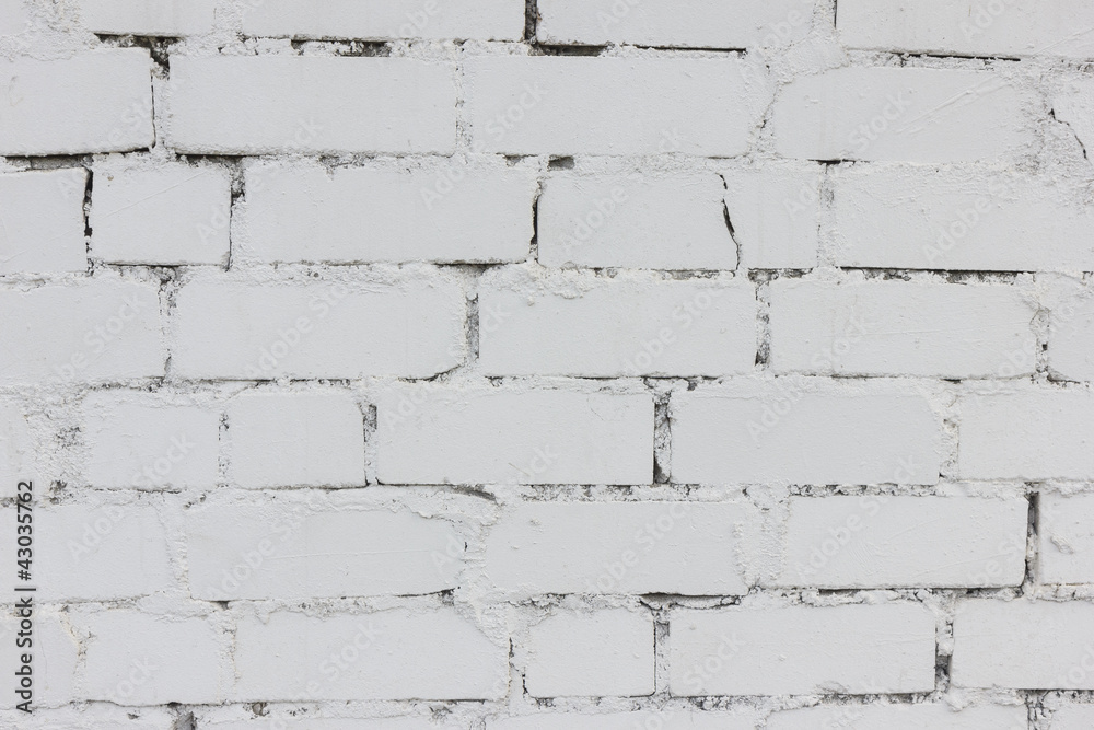 Fototapeta premium A white brick wall