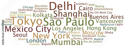 Tag Cloud Cities