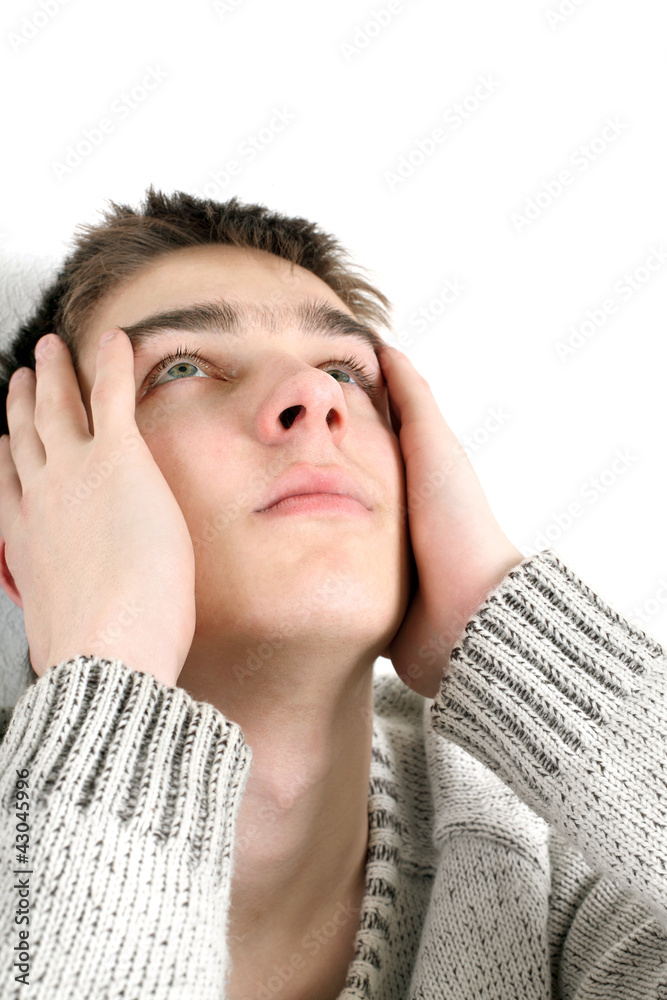 sad young man sad young man