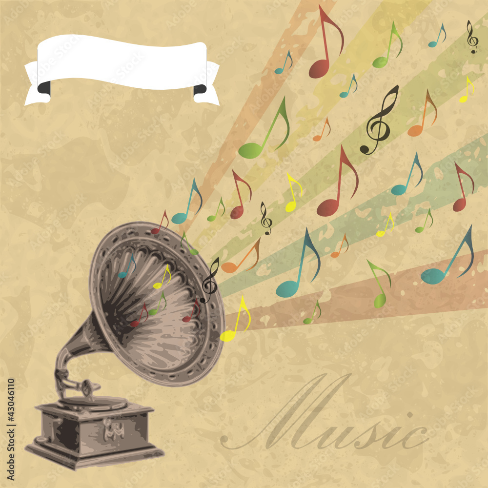 Vintage Musik Flyer